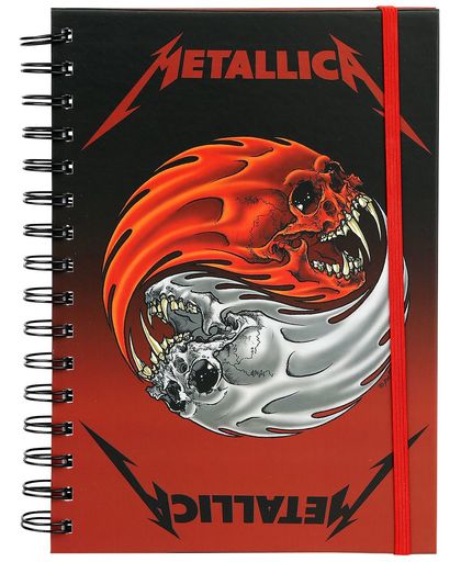 Metallica Yin Yang Skulls Notitieboek standaard