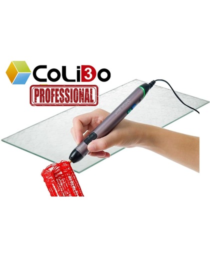 3D Pen - CoLiDo PRO incl. filamenten + incl. gratis 3d drawing plate!