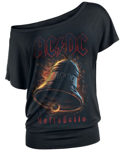 AC/DC Hells Bells Girls shirt zwart