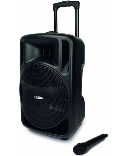 CALIBER HPG521BT Draagbare Bluetooth® trolley luidspreker met ingebouwde batterij en Karaoke meezing functie