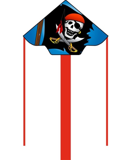 HQ Eco Line Simple Flyer Jolly Roger 120cm