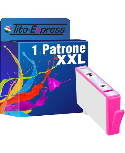 Tito-Express PlatinumSerie PlatinumSerie® 1 Cartridge XXL (Magenta) Compatible voor HP 920 XL, HP Officejet 6000 6000 Special Edition 6000SE 6000W 6000 Wide 6000 Wireless 6500 6500A 6500A Plus 6500 AIO 6500 Wide 6500 Wireless 7000 7000 Special Edit