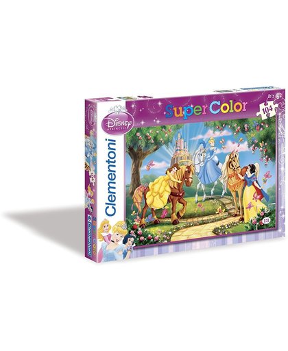 Clementoni Supercolor puzzel Prinsessen 104 stukjes