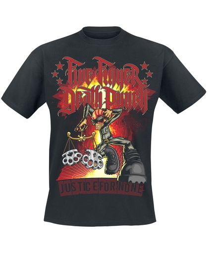 Five Finger Death Punch Justice-Graffiti T-shirt zwart