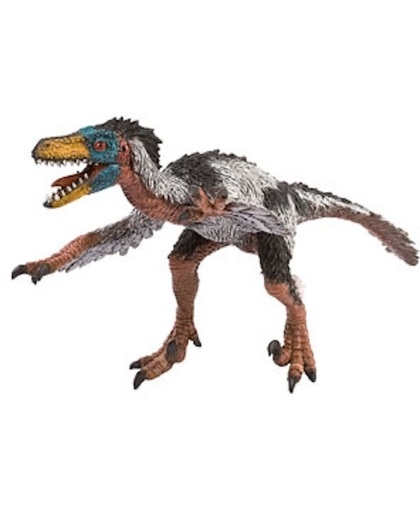 Bullyland - Figuur Velociraptor - Dinosaurus - 10 cm hoog, 22 cm lang