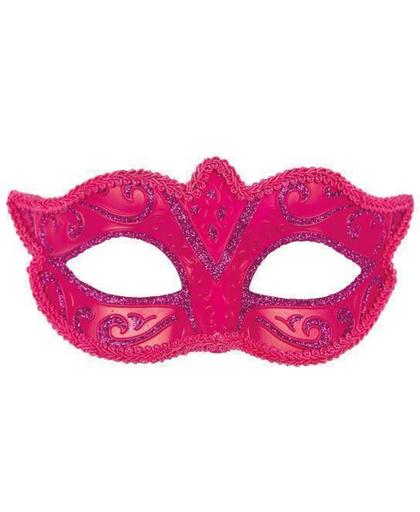 Venetiaans masker roze