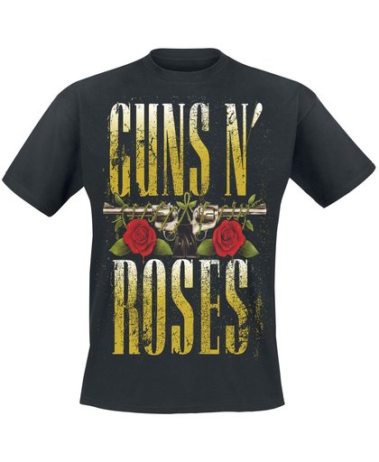 Guns N&apos; Roses Big Guns T-shirt zwart