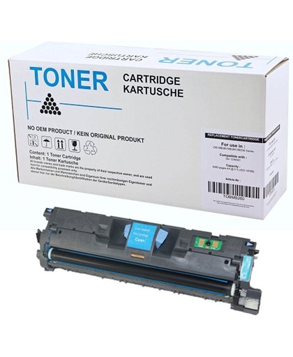 Toners-kopen.nl HP 122A Q3961A, Canon 701 C cyaan alternatief - compatible Toner voor Hp 122A Q3961A Laserjet 2550 cyan