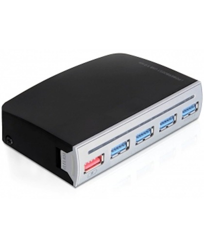 Delock - 4-Poorts USB 3.0 Hub - Zwart