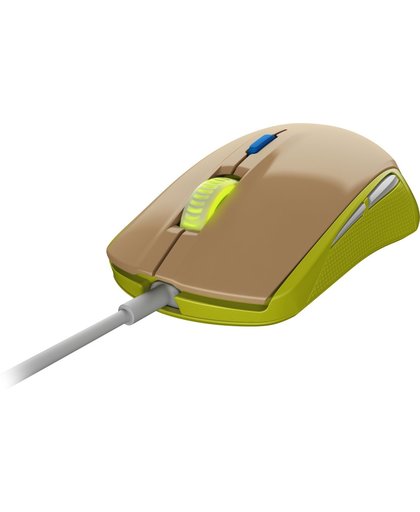 SteelSeries Rival 100 - Gaming Muis - 4000 DPI - Gaia Green