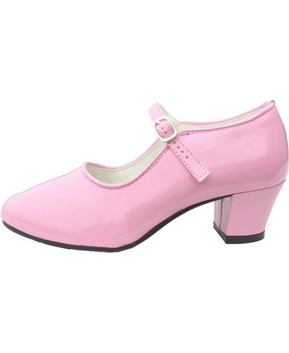 Prinsessen schoenen / Spaanse schoenen roze - maat 25 (binnenmaat 17,5 cm) bij jurk