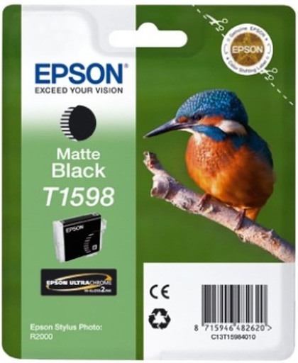 Epson T1598 Matte Black inktcartridge