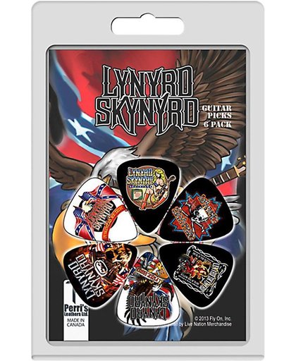 6 pack plectrums Lynyrd Skynyrd