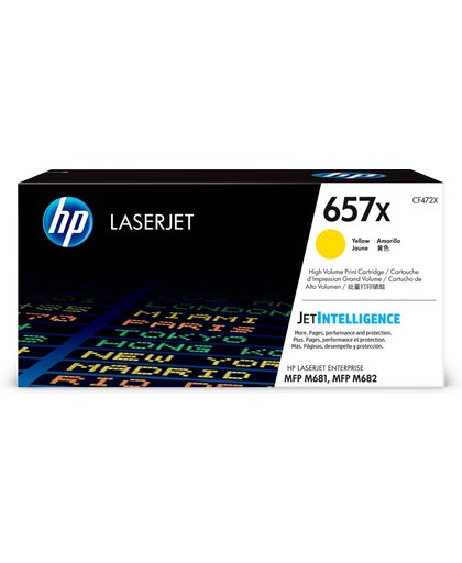 HP 657X Lasertoner 23000 pagina's Geel