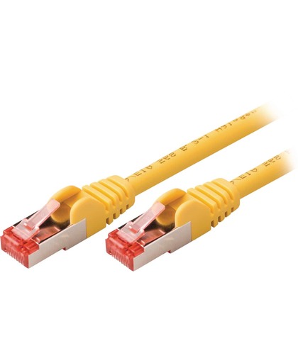Valueline VLCP85221Y75 7.5m Cat6 S/FTP (S-STP) Geel netwerkkabel