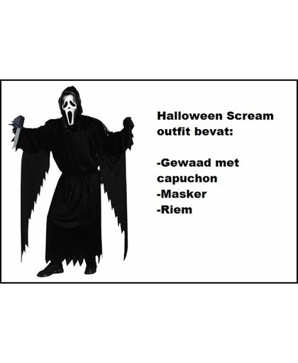 Horror outfit Scream compleet