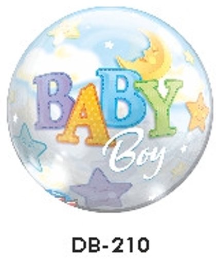 Baby Boy Moon Bubbles Ballon 56cm