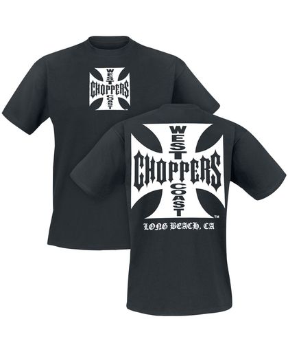 West Coast Choppers Iron Cross T-shirt zwart