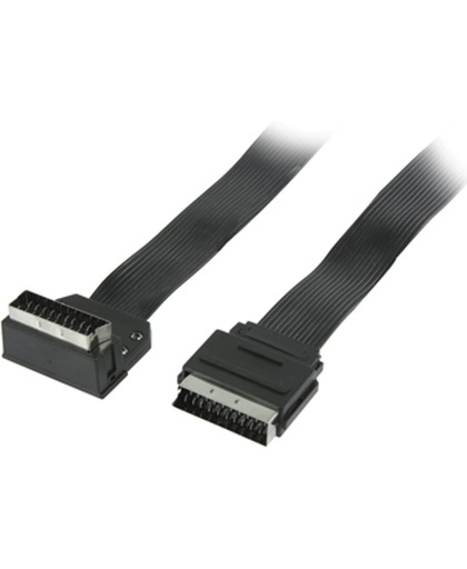 Valueline VLVP31045B20 2m SCART (21-pin) SCART (21-pin) Zwart SCART-kabel