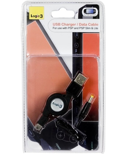Logic3 Data & Oplaad Kabel PSP