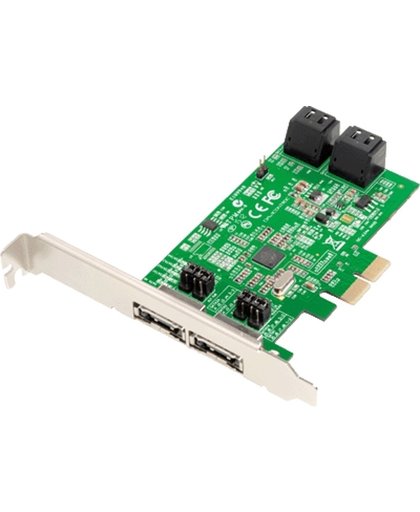 Dawicontrol PCI Card DC-624e RAID 4-kanaals SATA 6G Retail LP