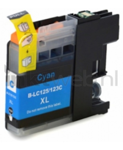 Merkloos - Inktcartridge / Alternatief voor de Brother LC-223C / Cyaan