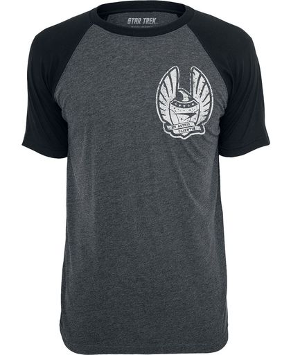 Star Trek Starfleet Academy T-shirt grijs gemêleerd-zwart