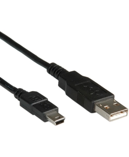 ROLINE USB 2.0 Kabel, type A - 5-Pin Mini 3,0m