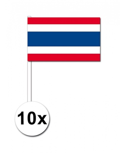 10 Thailand zwaaivlaggetjes