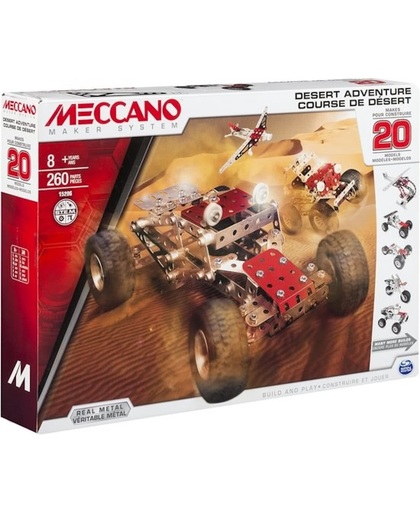 Meccano Woestijnavontuur - 20 Modellen