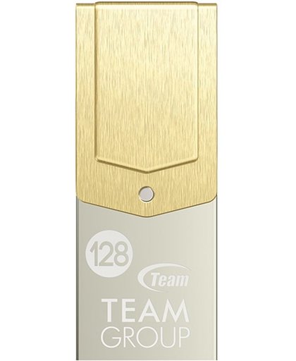 Team Group M161 128GB USB 3.0 (3.1 Gen 1) USB-Type-A-aansluiting USB Type-C-connector Goud, Zilver USB flash drive