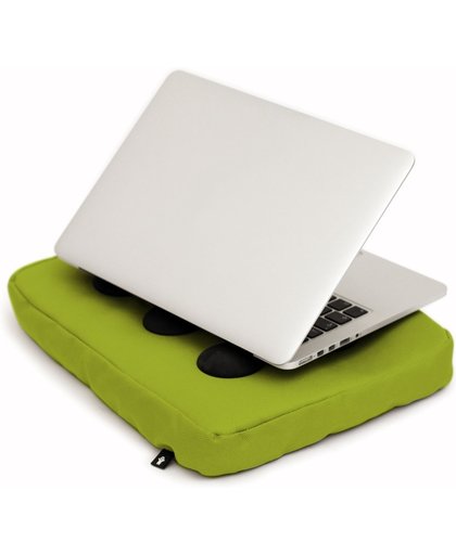 Bosign laptopkussen max 14" Lime siliconen doppen voor luchtafvoer