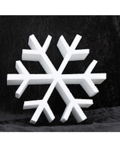 Piepschuim vorm ijskristal 20 cm - styropor figuur