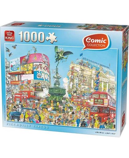Comic Piccadilly Circus - Puzzel - 1000 Stukjes