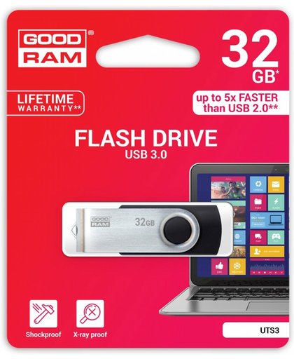 Storage Goodram Flashdrive 'Twister' 32GB USB3.0 Black