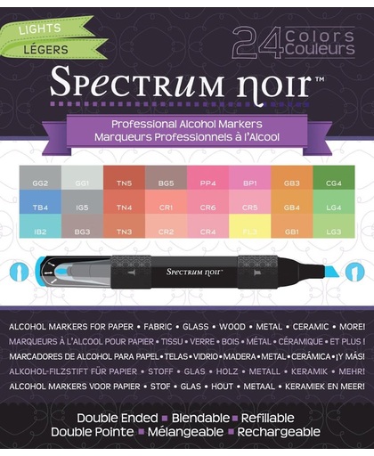 Spectrum noir 24 Pen Set - Lights