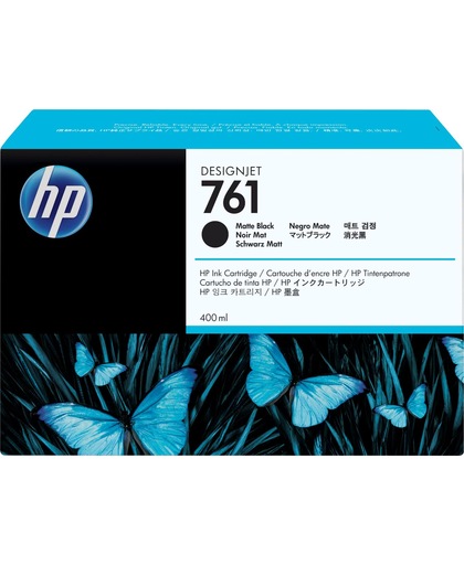 HP 761 matzwarte DesignJet , 400 ml inktcartridge