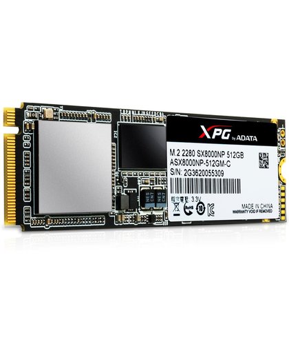 XPG SX8000 PCIe Gen3x4 SSD 256GB M.2 PCI Express 3.0