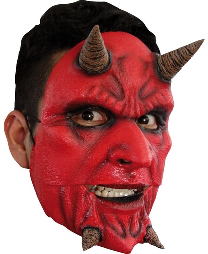 Masker van een gekke demon voor volwassenen Halloween - Verkleedmasker - One size