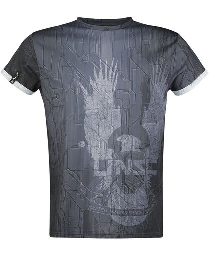 Halo UNSC Eagle T-shirt grijs