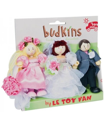 Le Toy Van Poppenhuispop Budkins Trouwerij