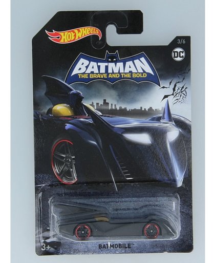 Hot Wheels Batman Batmobile Zwart (rode wielen)