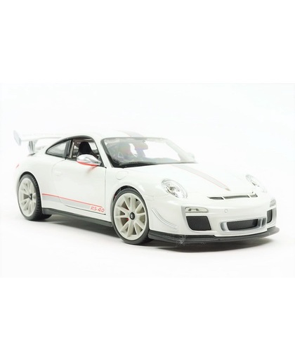 Bburago Porsche 911 GT3 RS 4.0 Wit 1:18