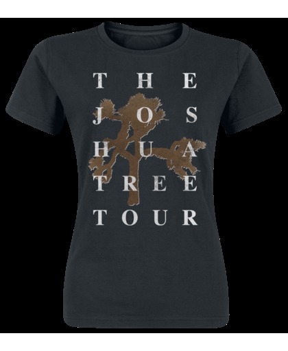 U2 Joshua Tree Girls shirt zwart