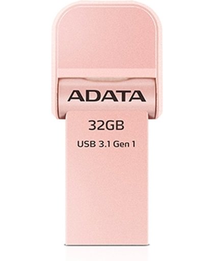 ADATA AI920, 32GB 32GB USB 3.0 (3.1 Gen 1) USB-Type-A-aansluiting Goud USB flash drive