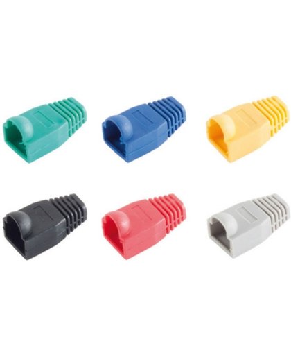 S-Impuls Netwerkplug huls RJ45 - diverse kleuren / 60 stuks