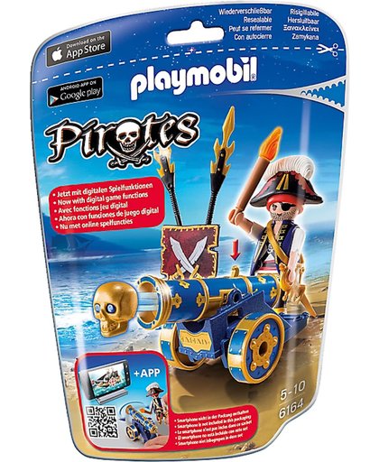 Playmobil Officier met blauw kanon - 6164