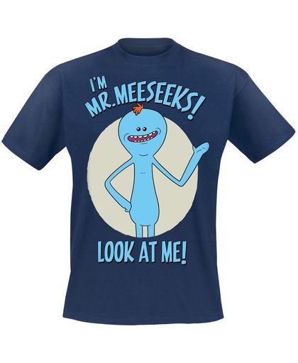 Rick And Morty Mr. Meeseeks T-shirt blauw