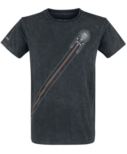 Star Trek Space T-shirt zwart