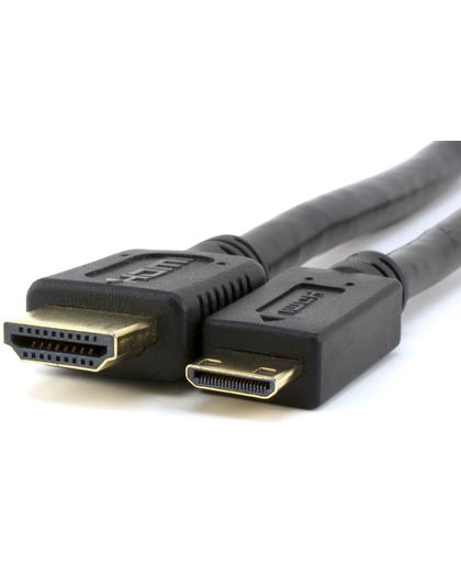 MT Deals - High Speed HDMI-kabel met ethernet HDMI-connector - HDMI mini-connector 1,50 m zwart